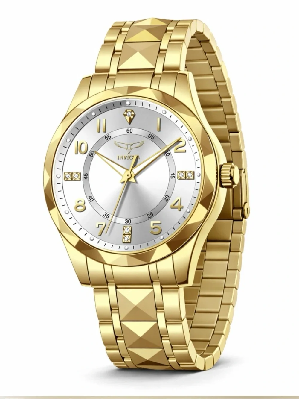 Invicta Gold and Silver Two-Tone Bracelet Watch